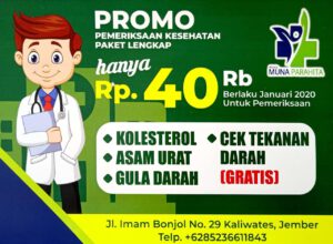 Promo Kesehatan Paket Lengkap, Klinik Muna Parahita
