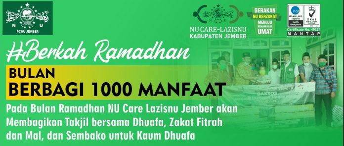 LAZISNU Jember pcnujember.or.id