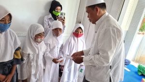 Sambut Maulid Nabi NU Care Lazisnu Jember Awali dengan Santunan Anak Yatim