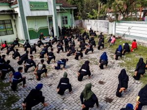 Bentengi Aswaja dan NKRI Ratusan Pendekar Pagar Nusa Kalisat Latihan Bersama
