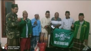 Bantu Pengungsi Semeru di Jember, MWC NU Sumberbaru: Jangan Sungkan Hubungi Kita Kalau Butuh Sesuatu