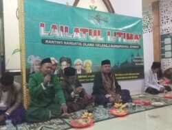 Perkuat Ukhuwah, Ranting NU Gelang 3 Wujudkan Kepedulian dalam Lailatul Ijtima dan Santunan