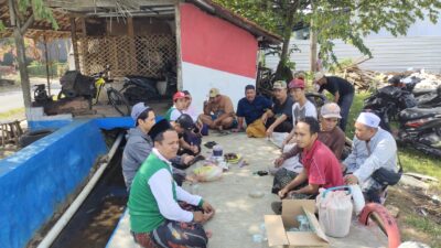 Ranting NU Jatiroto Gelar Kerja Bakti Sambut Harlah NU ke-100