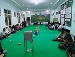 Guyuran Hujan Tak Surutkan Semangat, MWCNU Kaliwates Gelar Lailatul Ijtima’ dan Halal Bihalal