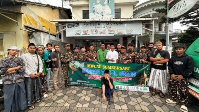Gambus Al-Ittihad Iringi Kemeriahan Berbagi Takjil MWCNU Sumbersari