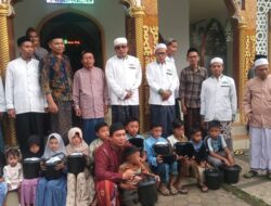 Spirit Nuzulul Qur’an, LAZISNU Sumberbaru Santuni 20 Anak Yatim