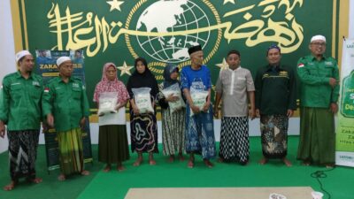 Pendistribusian Zakat Lazisnu MWCNU Sumberbaru Libatkan 14 Ranting