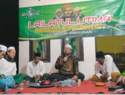 Lailatul Ijtima’ dan Halal Bihalal, NU Wirolegi 01 Perkuat Sanad Keilmuan