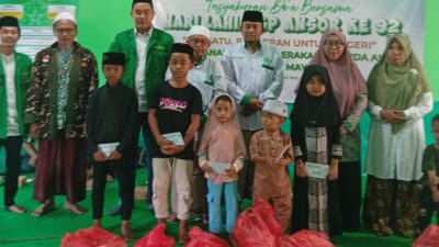 Santunan Anak Yatim Jadi Puncak Haru Harlah ke-92 GP Ansor Mayang