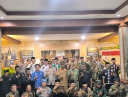 Perkuat Sinergi Harkamtibmas, Banser Sumberbaru Hadiri Apel Lintas Sektor