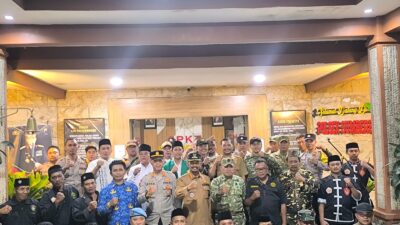 Perkuat Sinergi Harkamtibmas, Banser Sumberbaru Hadiri Apel Lintas Sektor