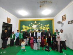 Santuni 10 Anak Yatim, Lailatul Ijtima MWC NU Sumberbaru Perkuat Kepedulian Sosial
