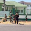 Kerja Bakti Jadi Momentum Banser Kaliwates Rawat Kantor PCNU Jember