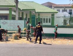 Kerja Bakti Jadi Momentum Banser Kaliwates Rawat Kantor PCNU Jember